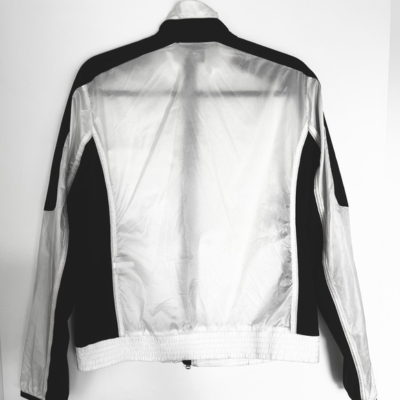Ralph Lauren Bomber Jacket White & Black - Picture 2 of 2